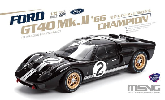010 - Meng Model - RS-003 - Ford GT40 Mk II 1966 Champion [Coloured] - primary image
