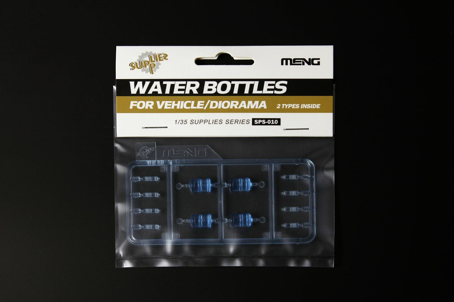 010 - Meng Model - SPS-010 - Water Bottles for Vehicle Dioramas - primary image