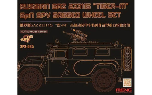 010 - Meng Model - SPS-035 - GAZ-233115 Tigr-M Sagged Wheels Set - primary image