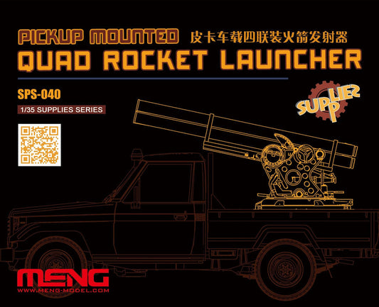 010 - Meng Model - SPS-040 - Pick-up Mounted Quad Rocket Launcher - primary image