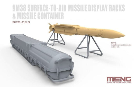 010 - Meng Model - SPS-063 - 9M38 Surface-to-Air Missile Display Racks and Missile Container - primary image