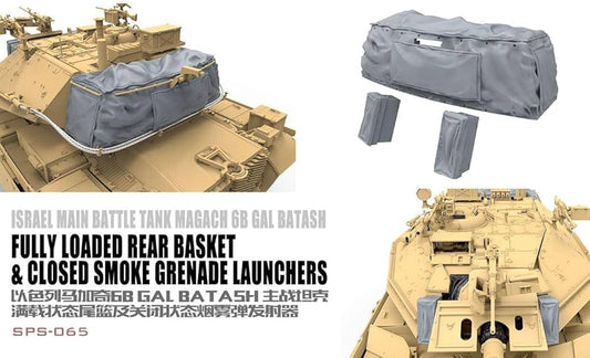 010 - Meng Model - SPS-065 - Magach 6B Gal Batash Rear Basket and Grenade Launchers - primary image