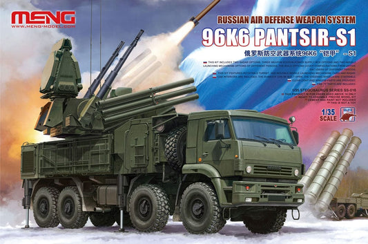 010 - Meng Model - SS-016 - Pantsir-S1 (SA-22 Greyhound) on KamAZ-6560 - primary image
