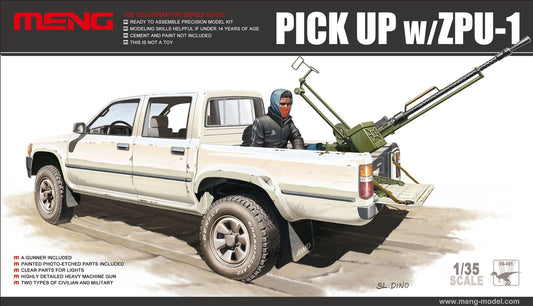 010 - Meng Model - VS-001 - Toyota Hilux Technical with ZPU-1 - primary image