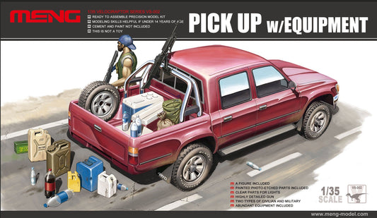 010 - Meng Model - VS-002 - Toyota Hilux Technical with M82A1 Rifle and Equipment - primary image