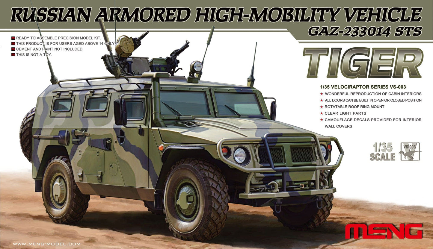 010 - Meng Model - VS-003 - GAZ-233014 STS Tigr - primary image