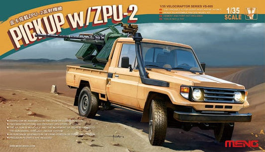 010 - Meng Model - VS-005 - Toyota Land Cruiser Technical with ZPU-2 - primary image