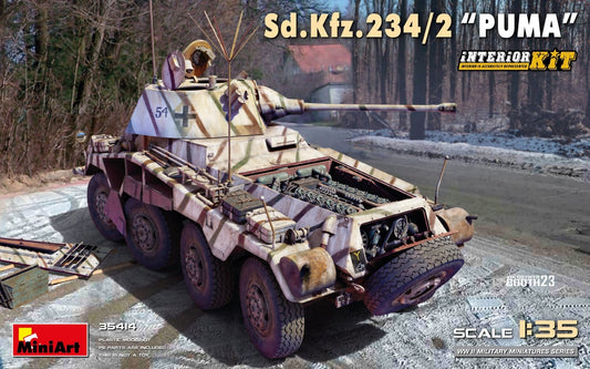 010 - Sd.Kfz. 234/2 Puma with Interior - primary image