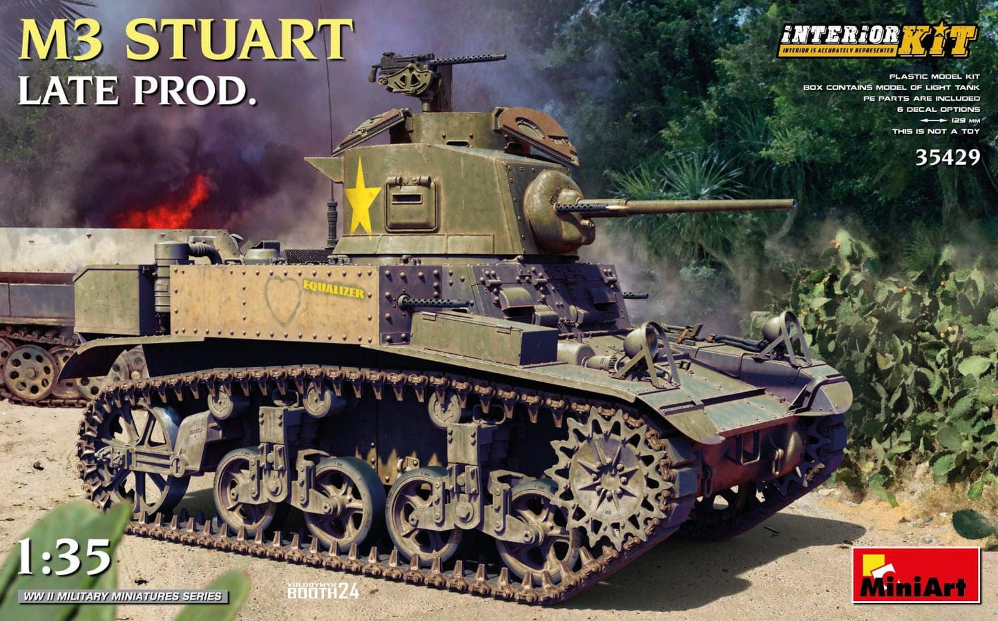 010 - Miniart - 35429 - M3 Stuart (late) - primary image