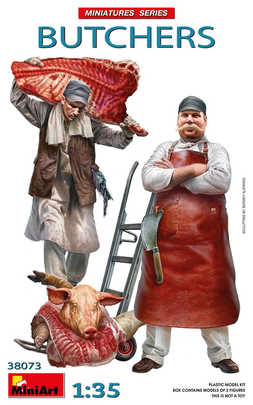 010 - Miniart - 38073 - Butchers  - primary image