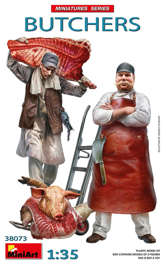 Miniart 1/35 scale Butchers civilians plastic model kit – Anglia Models