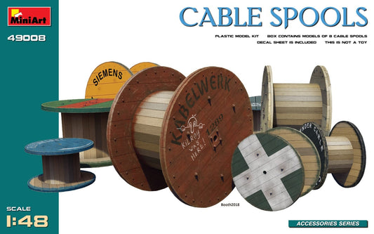 010 - Miniart - 49008 - Cable Spools - primary image