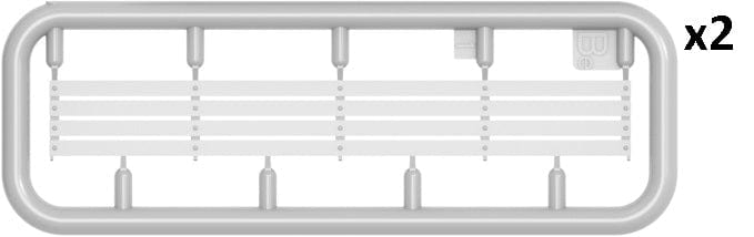 219 - Miniart - 35490 - Chevrolet G7117 1½-ton 4x4 Wrecker - sprue