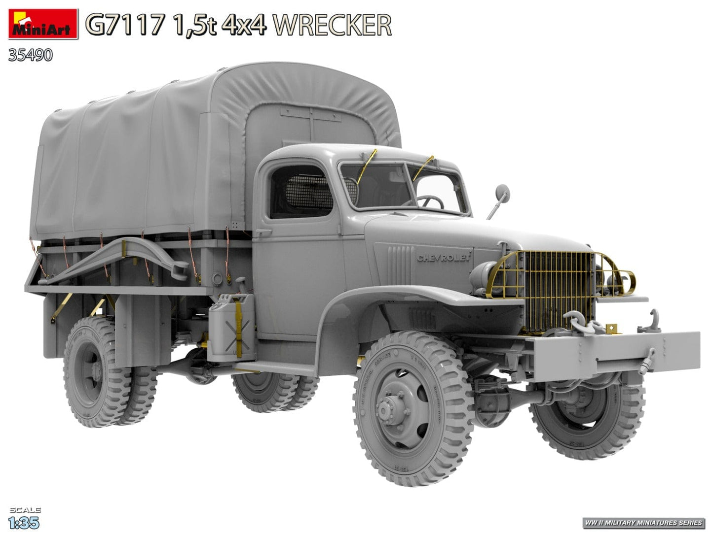 500 - Miniart - 35490 - Chevrolet G7117 1½-ton 4x4 Wrecker - digital model