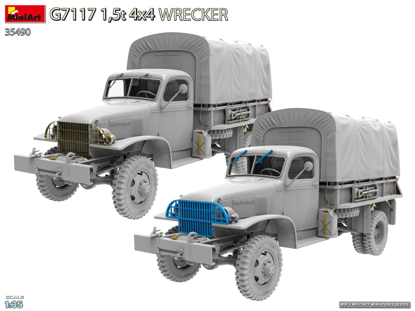 501 - Miniart - 35490 - Chevrolet G7117 1½-ton 4x4 Wrecker - digital model