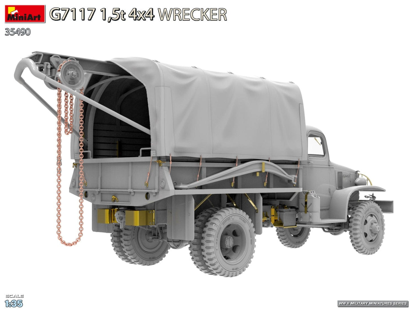 503 - Miniart - 35490 - Chevrolet G7117 1½-ton 4x4 Wrecker - digital model