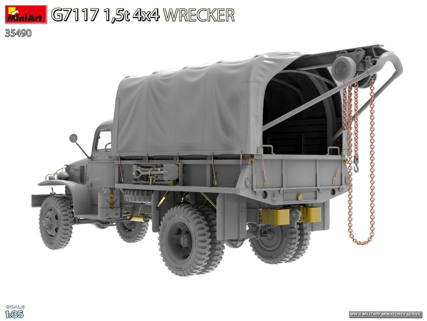 504 - Miniart - 35490 - Chevrolet G7117 1½-ton 4x4 Wrecker - digital model