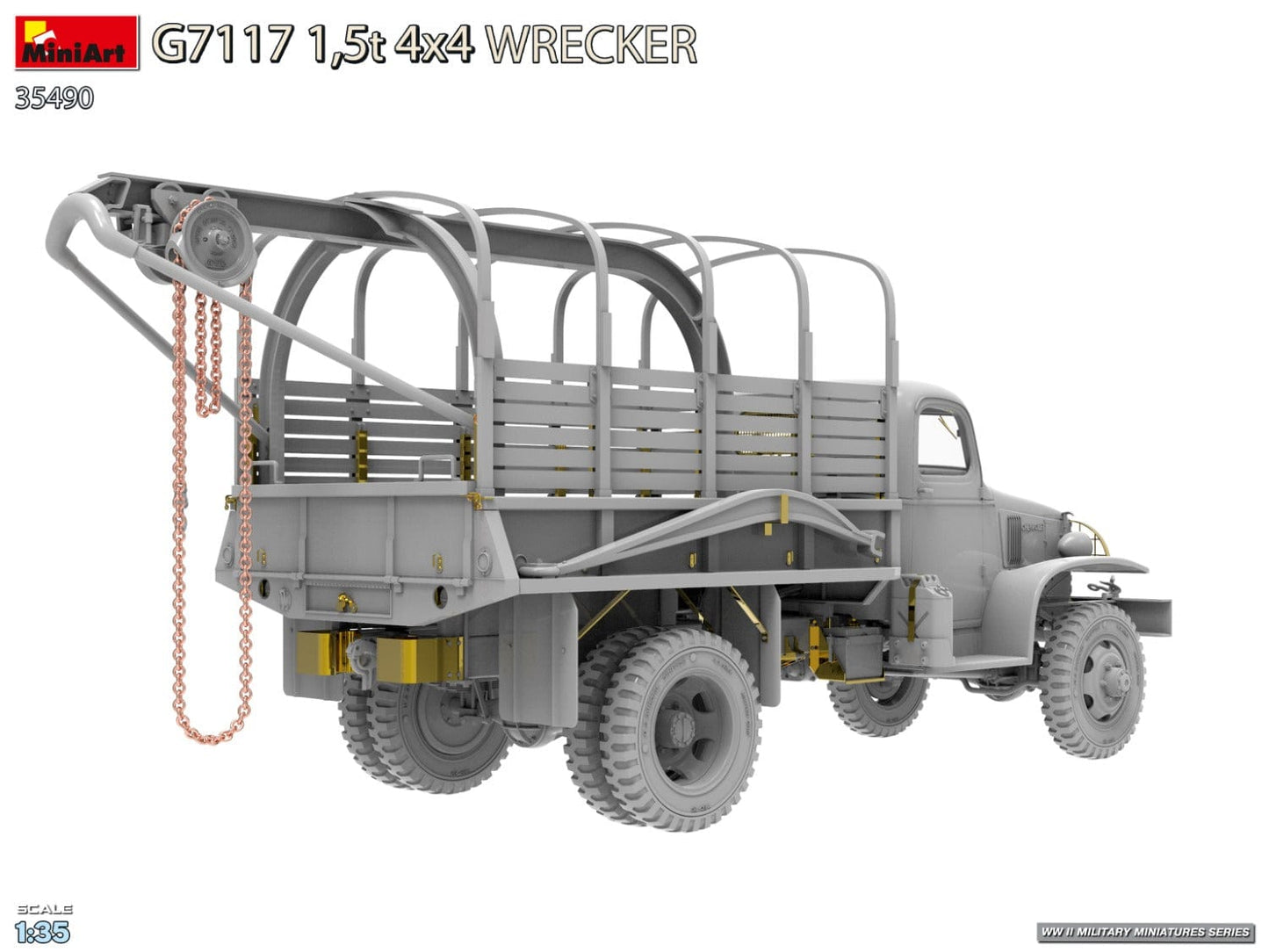 505 - Miniart - 35490 - Chevrolet G7117 1½-ton 4x4 Wrecker - digital model