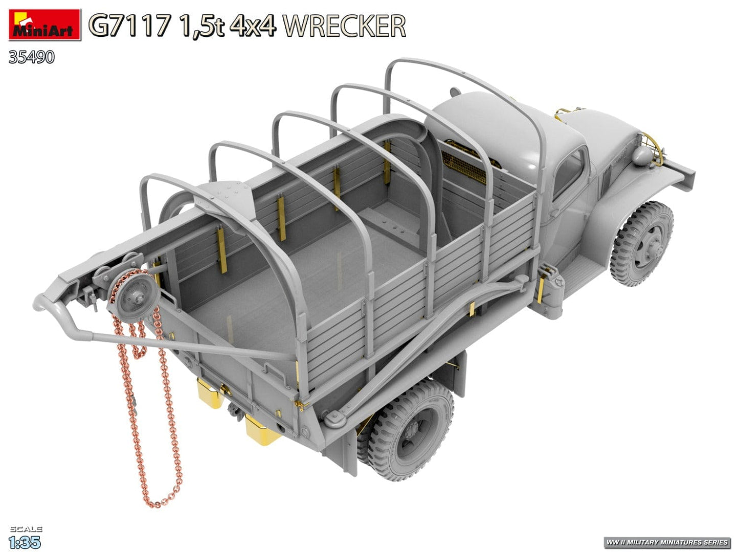 506 - Miniart - 35490 - Chevrolet G7117 1½-ton 4x4 Wrecker - digital model