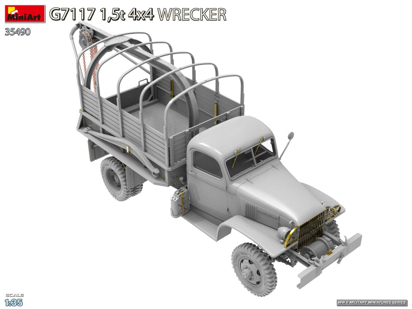 507 - Miniart - 35490 - Chevrolet G7117 1½-ton 4x4 Wrecker - digital model