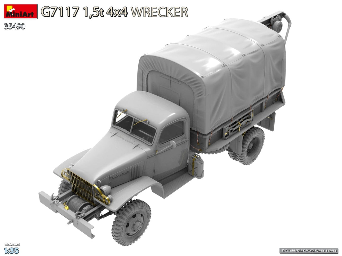 508 - Miniart - 35490 - Chevrolet G7117 1½-ton 4x4 Wrecker - digital model