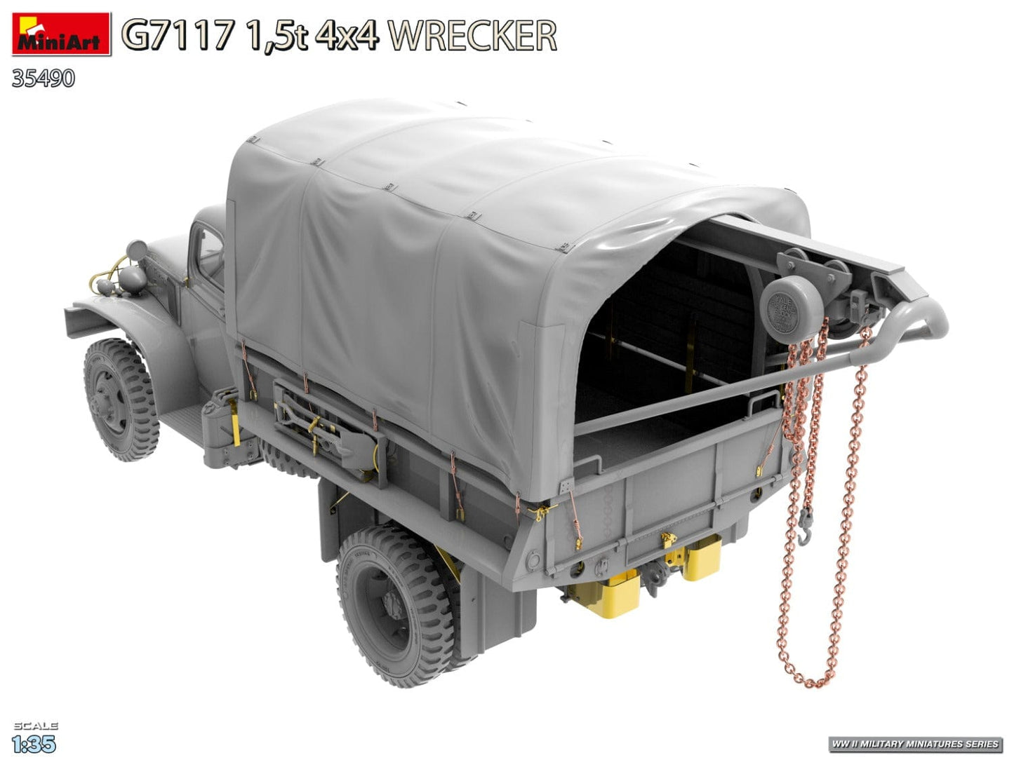509 - Miniart - 35490 - Chevrolet G7117 1½-ton 4x4 Wrecker - digital model