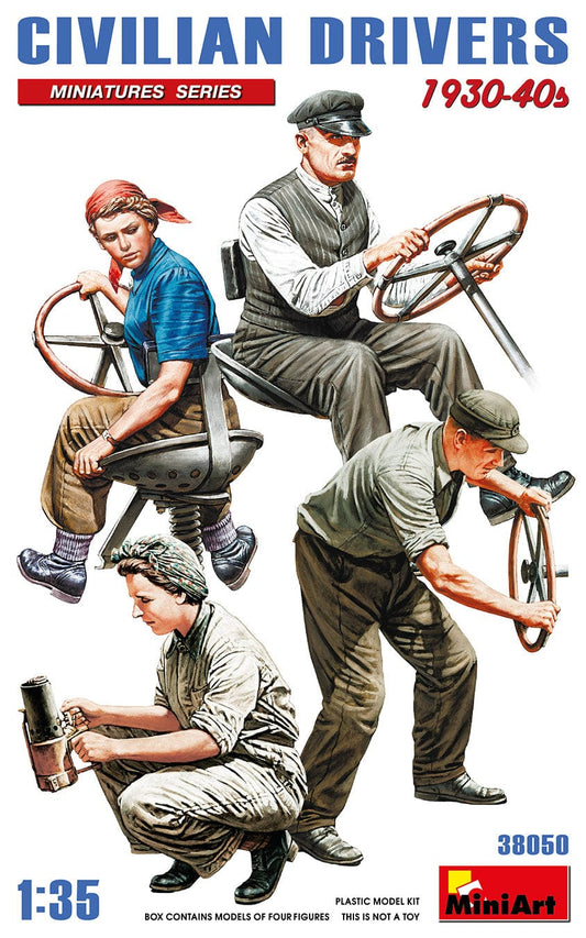 010 - Miniart - 38050 - Drivers (1930s-40s) - primary image