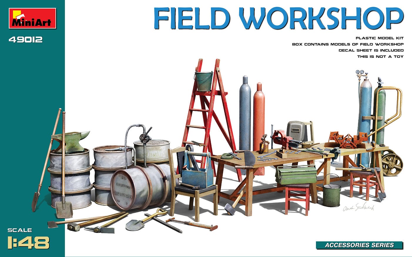 010 - Miniart - 49012 - Field Workshop - primary image