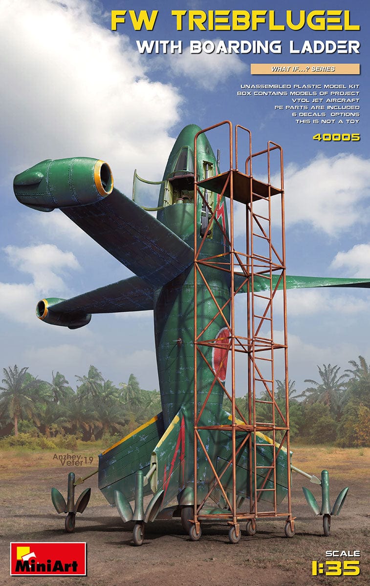 010 - Miniart - 40005 - Focke-Wulf Triebflügel and Boarding Ladder - primary image