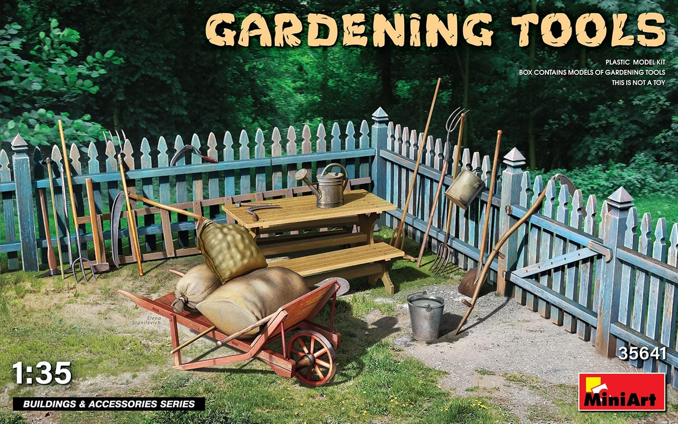 010 - Miniart - 35641 - Gardening Tools  - primary image