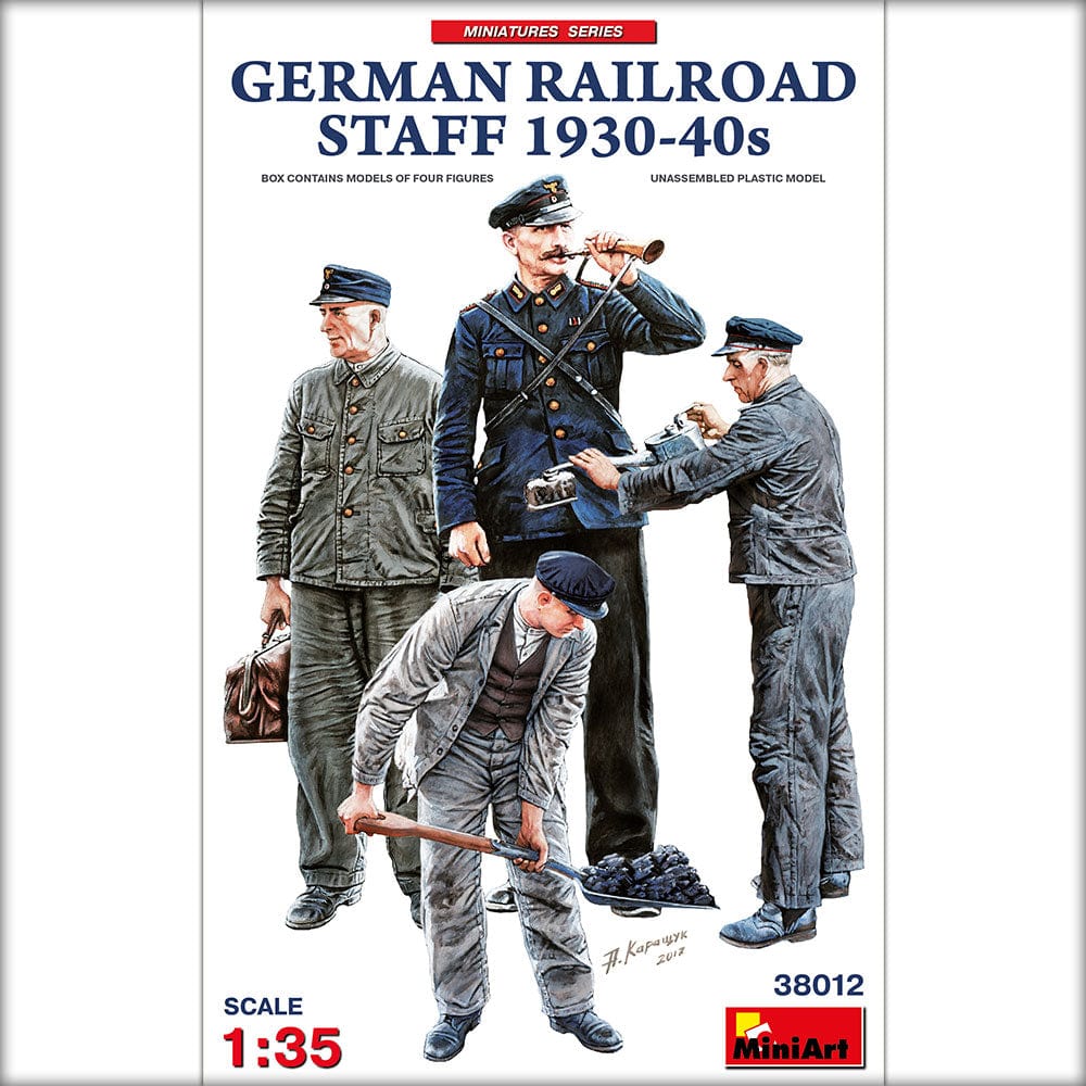 010 - Miniart - 38012 - German Railway Staff (1930s-40s) - primary image