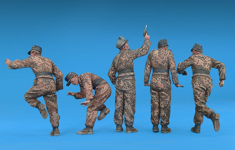 701 - Miniart - 35252 - German Tank Crew (France 1944) [special Edition] - painted model