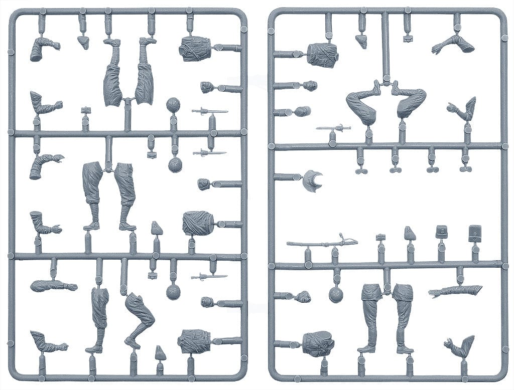 201 - Miniart - 35128 - Japanese Tank Crew - sprue
