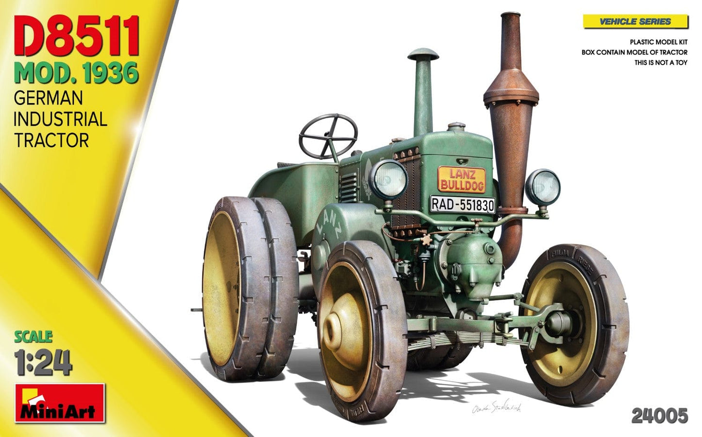 010 - Miniart - 24005 - Lanz D8511 Bulldog 1936 - primary image