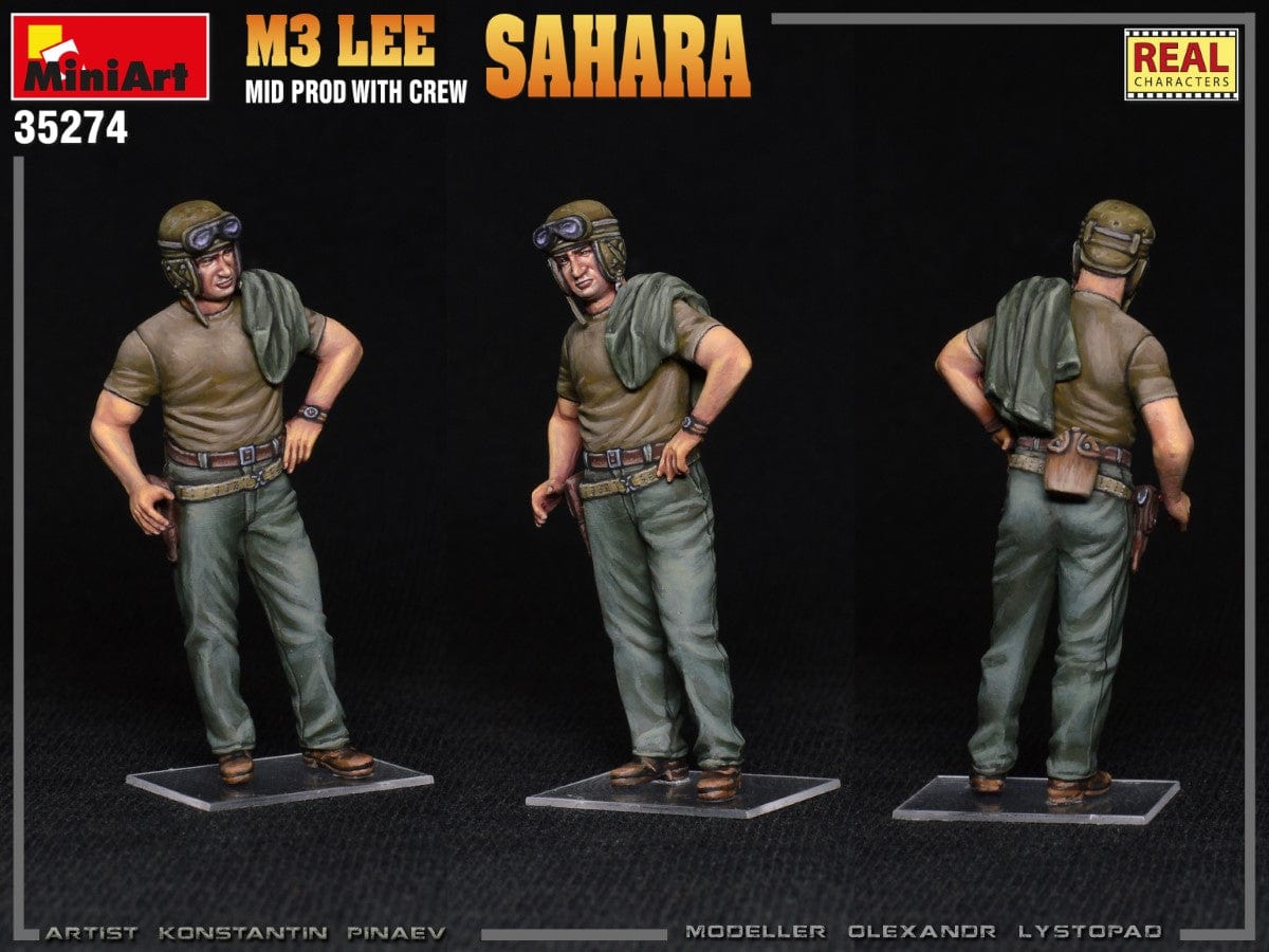 712 - Miniart - 35274 - M3 Lee ‘Sahara’ (mid) - painted model