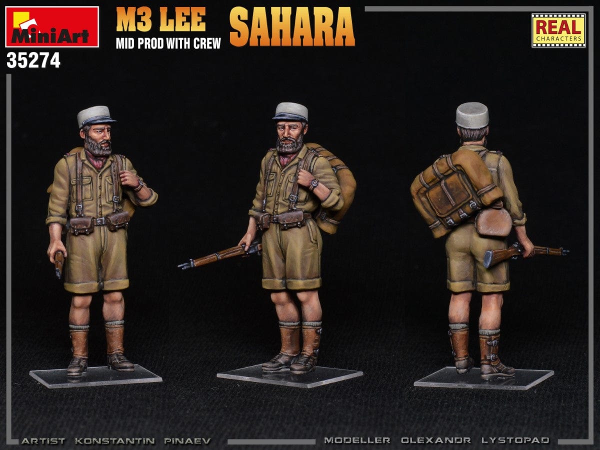 714 - Miniart - 35274 - M3 Lee ‘Sahara’ (mid) - painted model