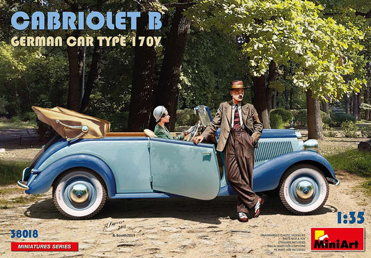 010 - Miniart - 38018 - Mercedes-Benz Typ 170V Cabriolet B - primary image