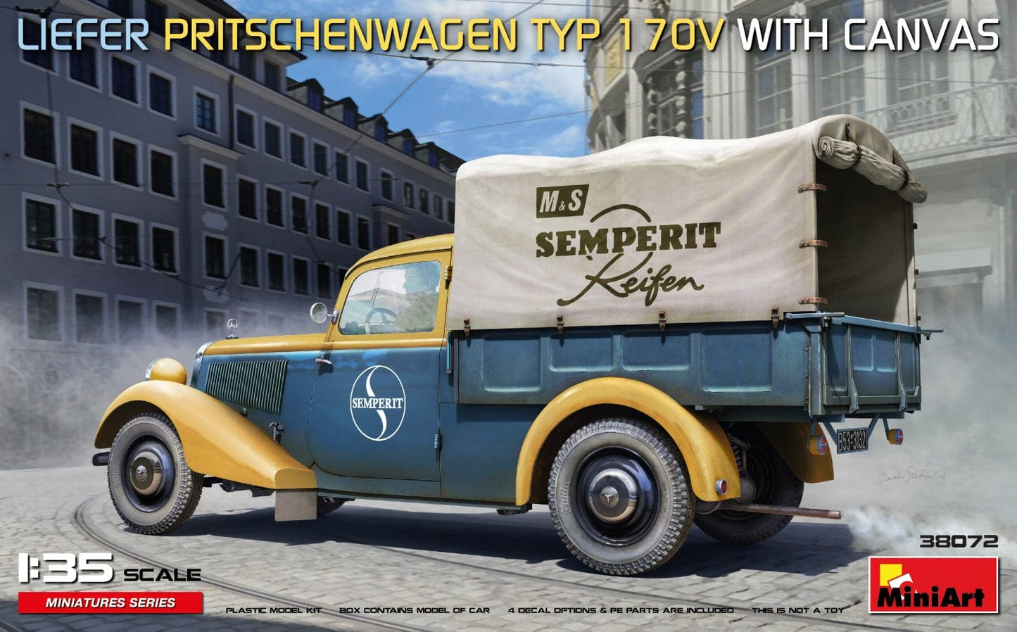 010 - Miniart - 38072 - Mercedes-Benz Typ 170V Pritschenwagen - primary image