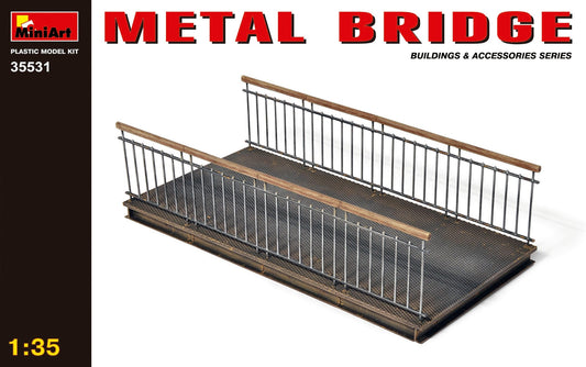 010 - Miniart - 35531 - Metal Bridge  - primary image