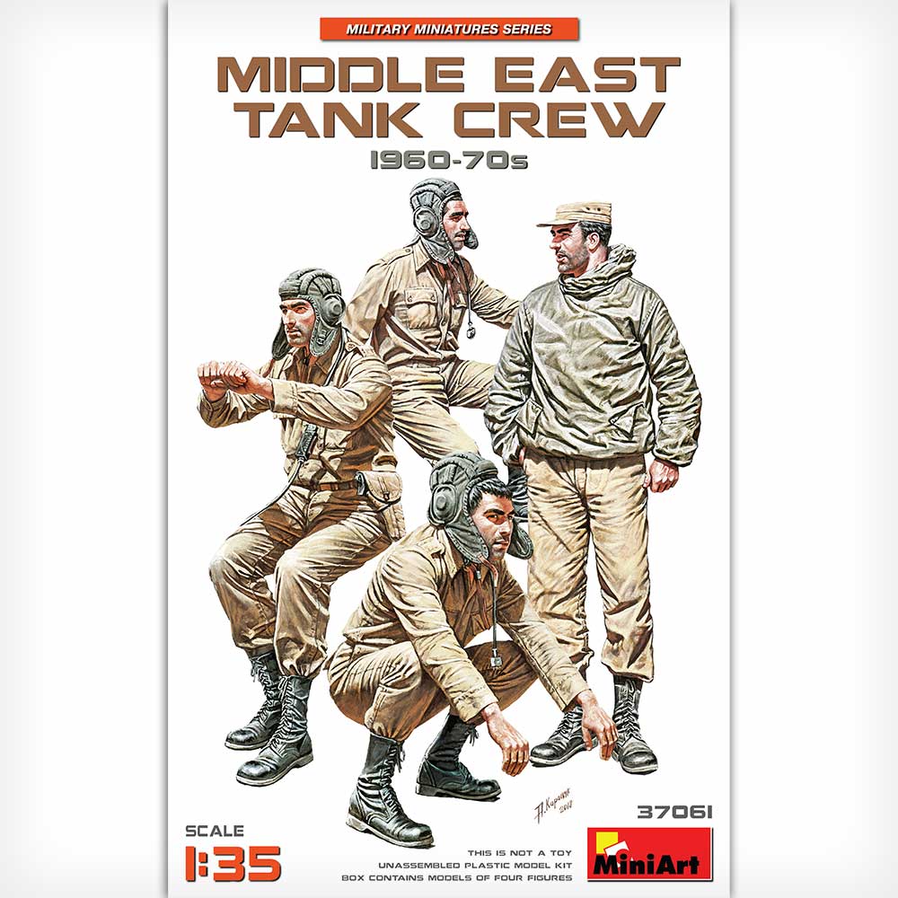 010 - Miniart - 37061 - Middle East Tank Crew (1960-70s) - primary image