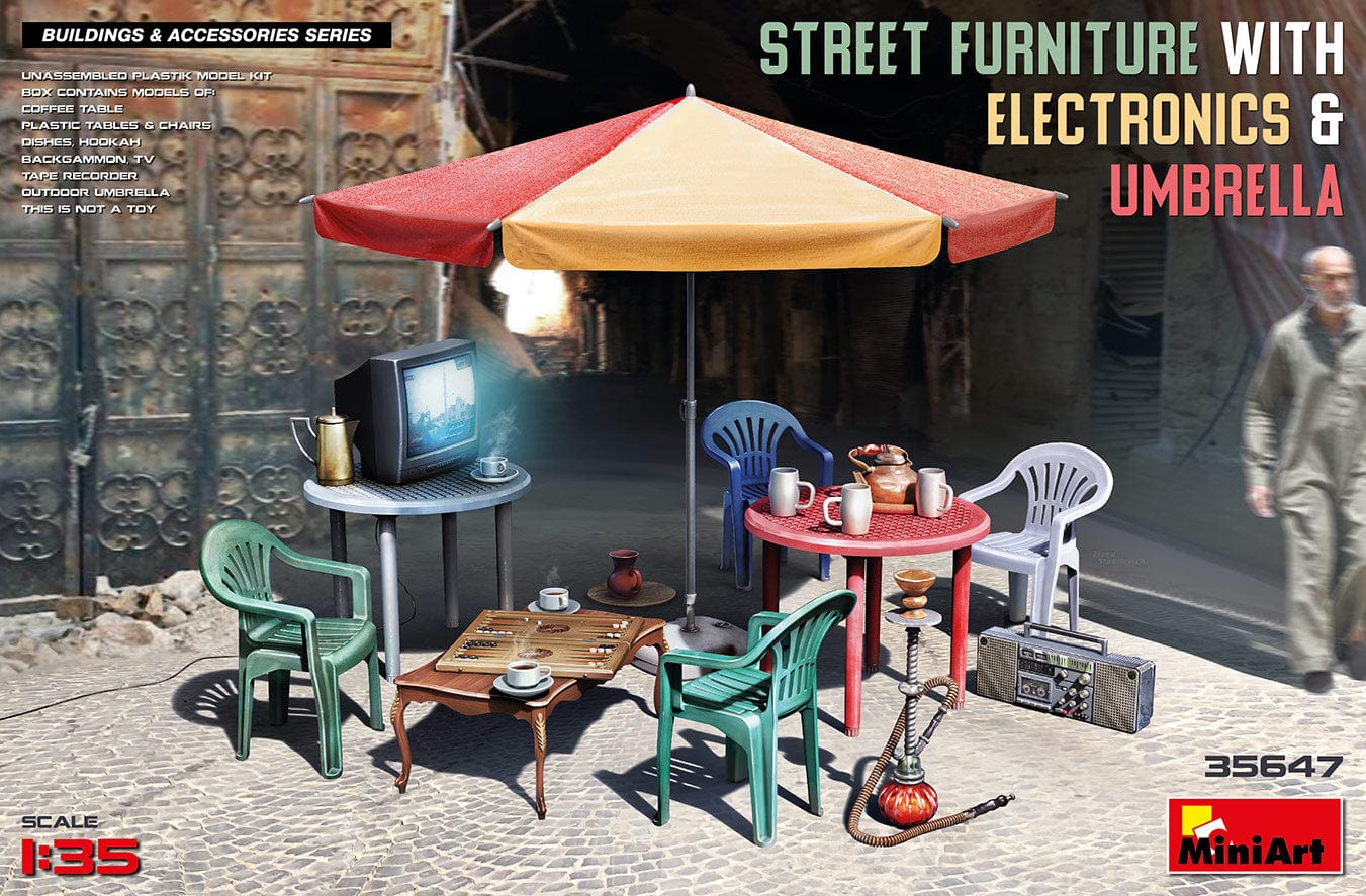 010 - Miniart - 35647 - Modern Street Furniture - primary image