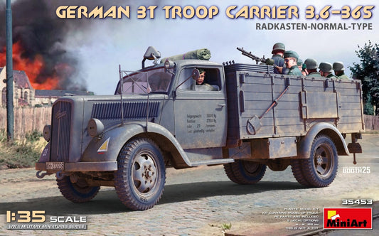 010 - Miniart - 35453 - Opel Blitz 3.6-36S Radkasten - primary image