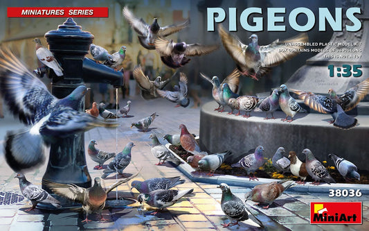 010 - Miniart - 38036 - Pigeons - primary image