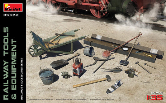 010 - Miniart - 35572 - Railway Tools and Equipment - primary image