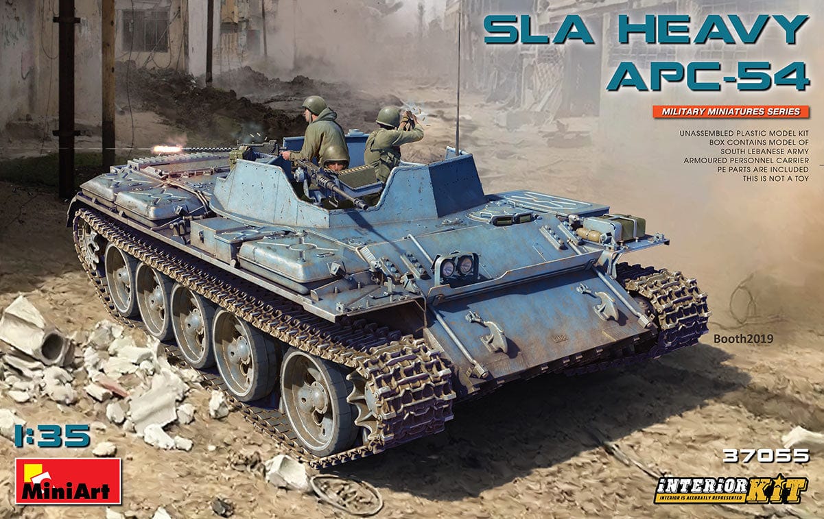 010 - Miniart - 37055 - SLA Heavy APC-54 with Interior - primary image