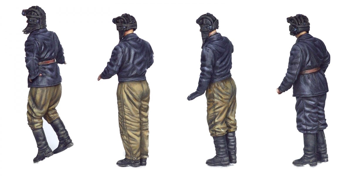 701 - Miniart - 35254 - Soviet Tank Crew (Flame and Heavy Tanks) - painted model