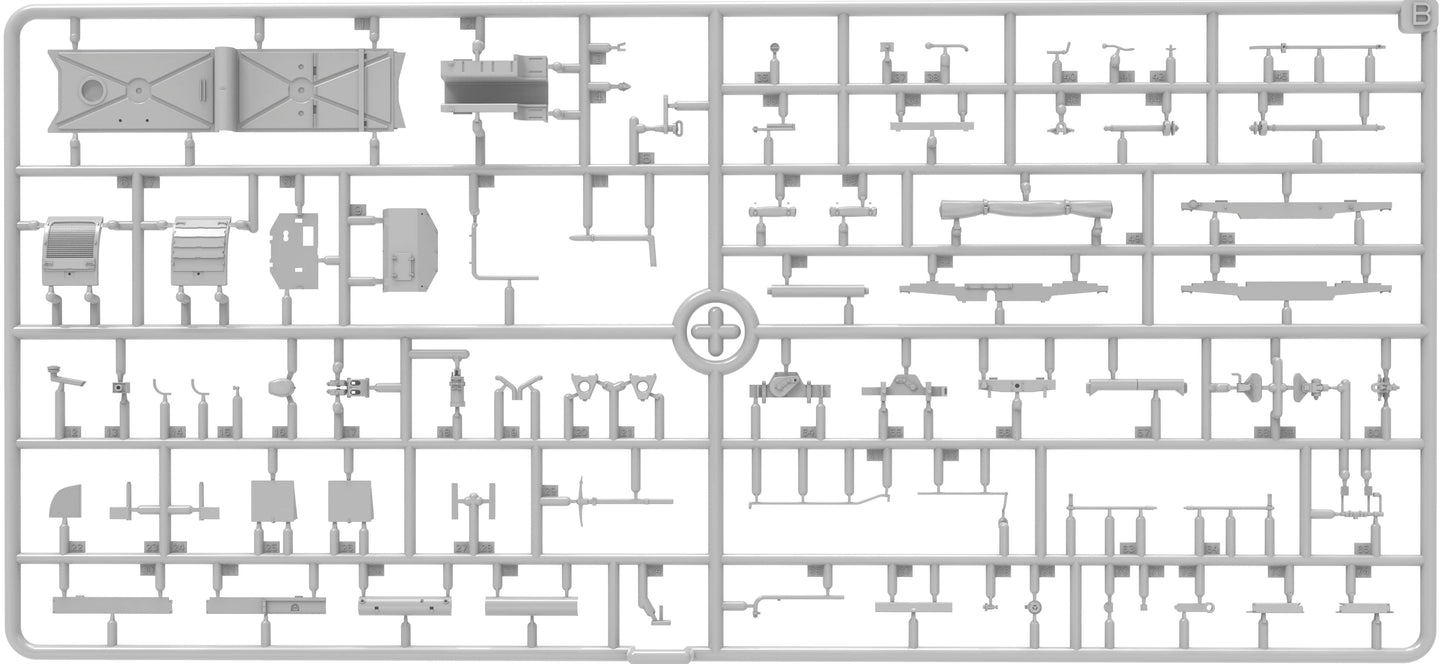 210 - Miniart - 35493 - Steyr RSO/01 Feldküche - sprue