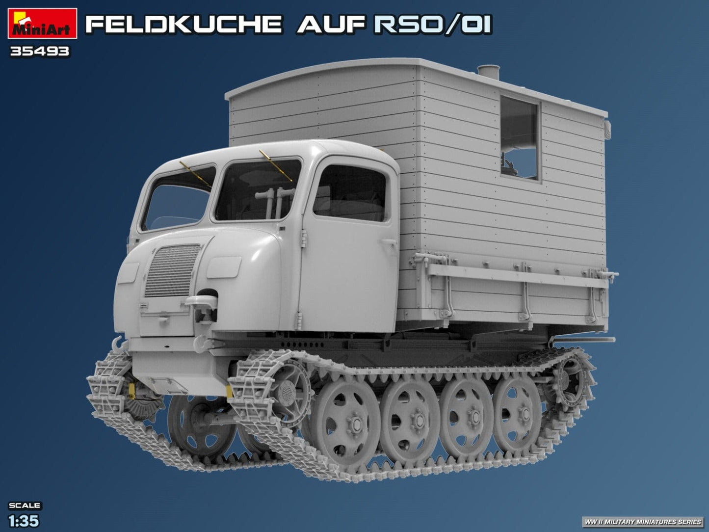 500 - Miniart - 35493 - Steyr RSO/01 Feldküche - digital model
