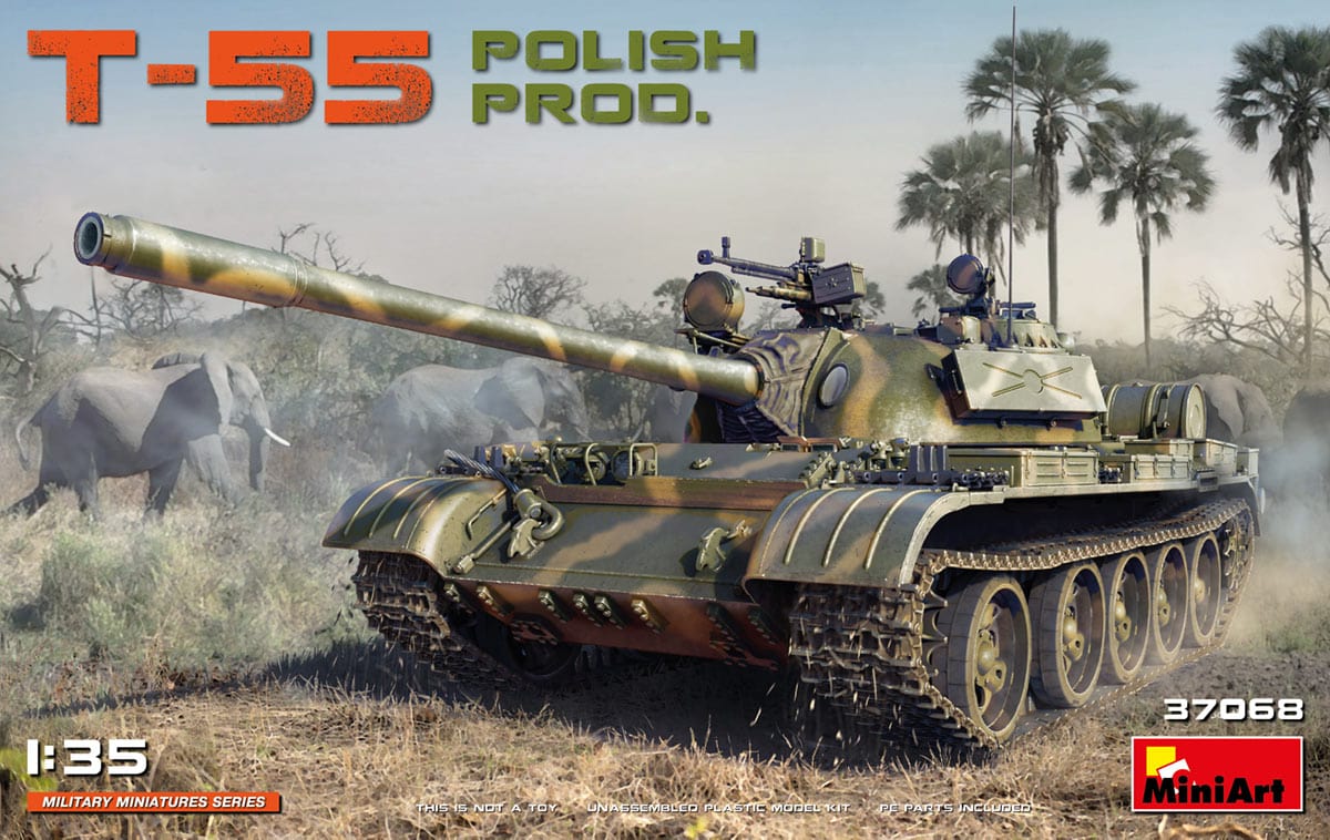 010 - Miniart - 37068 - T-55 - primary image