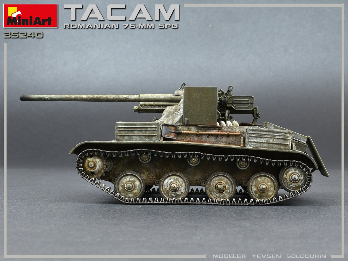711 - Miniart - 35240 - TACAM T-60 with Interior - painted model